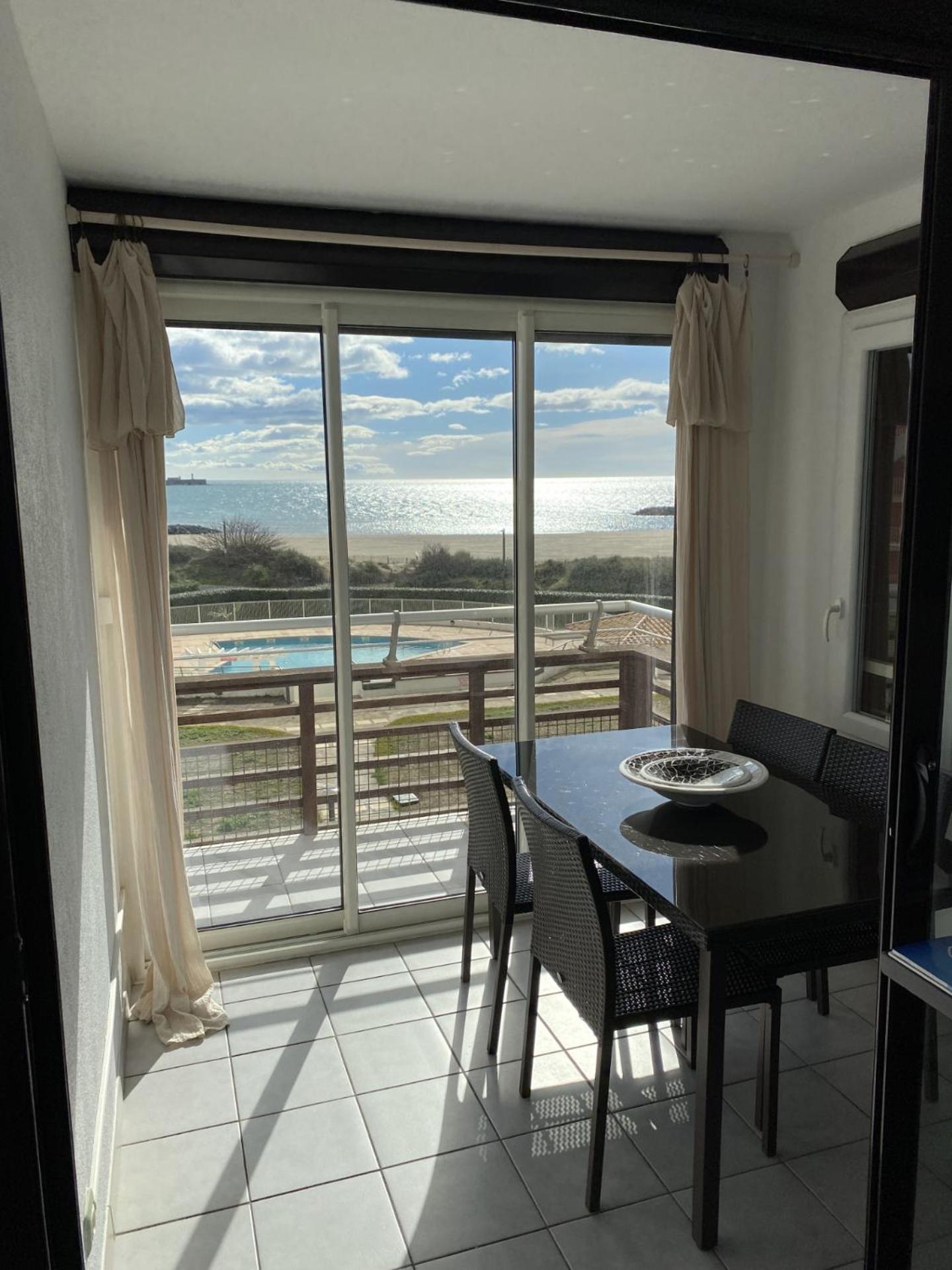 Appartement Vue Mer Le Sunset Agde Kültér fotó