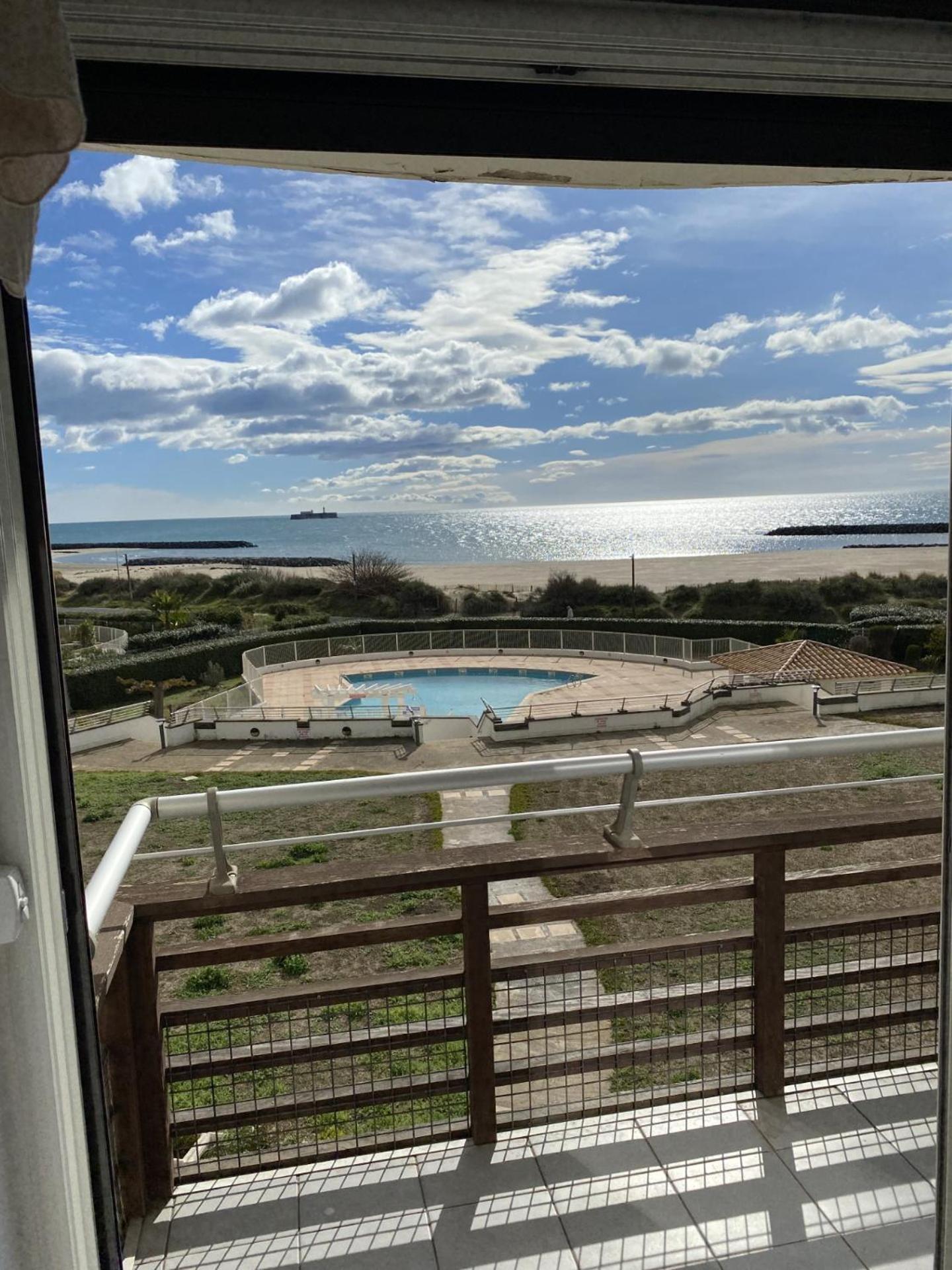 Appartement Vue Mer Le Sunset Agde Kültér fotó